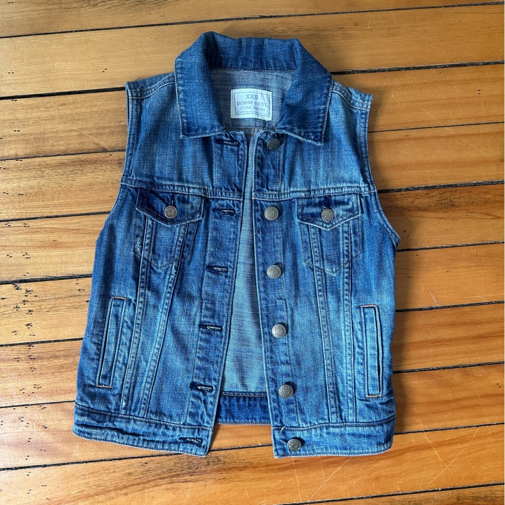 J. Crew Blue Denim Vest